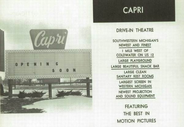 Capri Drive-In Theatre - 1967 FROM RON GROSS